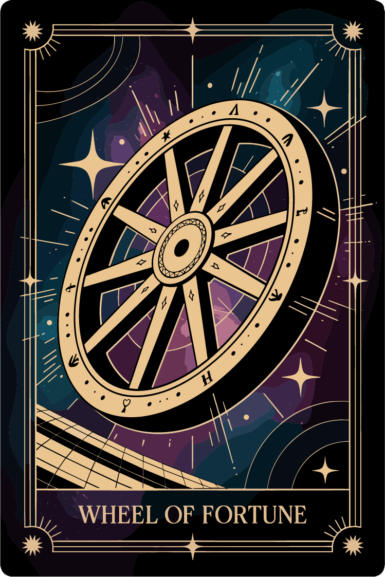 Tarot Wheel of Fortune Card